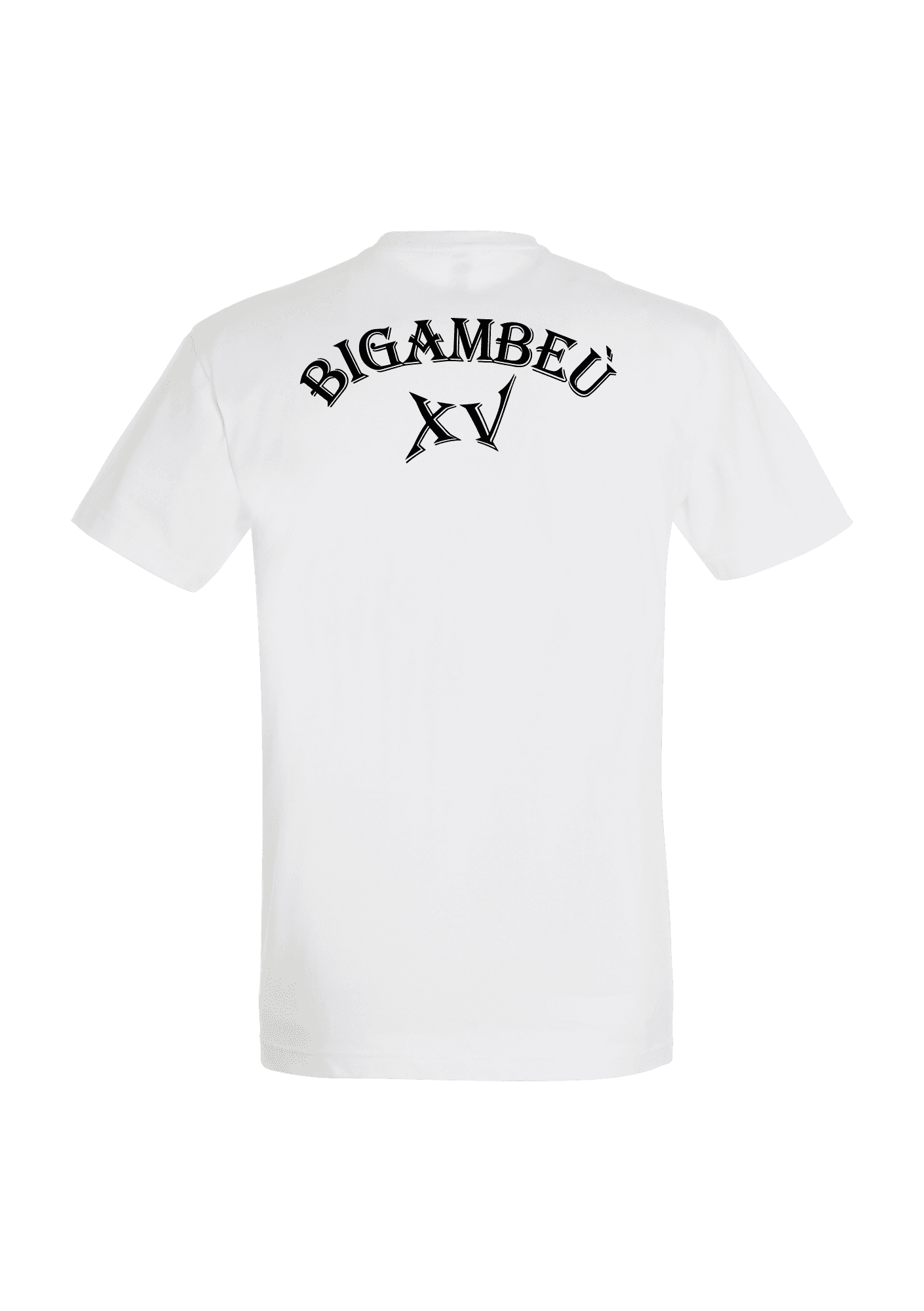 T-shirt Blanc 190g Adulte 001 Bigambeù XV - BXV01-IMPERIALBLANCDOS